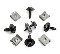 10X Set Vite Esagonale A Croce + Supporto In Metallo Per BMW 5 E60