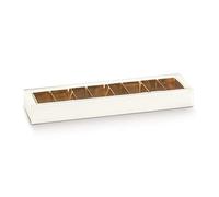 Scotton Scatola Quadretto 240 x 50 x 30 Mm Seta Bianca 10 Pz