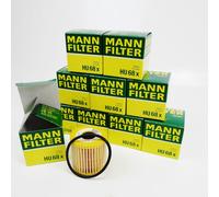 10x Smart Filtro Olio Cabrio City Fortwo Crossblade Mann HU68X 0,6l 0,7l 0,8l