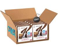 10X Special K Barrette di Cereali al Cioccolato Fondente con Frumento 100% Integrale, 129g [CAIYA® BOX da 10 Confezioni]
