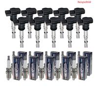 10x Stellox Bobina Accensione + Beru Candela di per Porsche Cayenne 955 Turbo