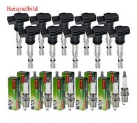 10x Stellox Bobina Accensione + Denso Candela per VW EOS 1F7 1F8 2.0 FSI Audi A3
