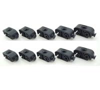 10X Supporto Doppio Molla Fissaggio Tubo Freni 3-6 Mm Clip