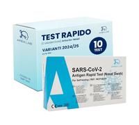 10X Tamponi COVID-19 Nuove Varianti | Test Antigenici Rapidi Covid | Certificato CE | Registrato al Ministero Salute | Per Adulti e Bambini | Tampone Nasale Fai da Te | Risultato in 15 Minuti