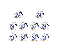 10X Tappi per Le Orecchie Auricolari per Lavoro, Soppressione del Rumore, Protezione 'Udito, Cantieri Edili, Luoghi Rumorosi Blu