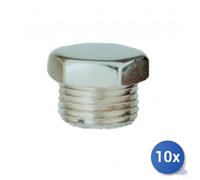 10x Tappo Filettato Maschio 1.2