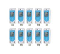 10X TempU 03 USB Temperatura UmiditÃ Data Logger Riutilizzabile RH TEMP Datalogger Registratore Misuratore di Registrazione 'UmiditÃ