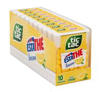 10X Tic Tac Estathè Limone Gusto Tè Limone 49g - Limited Edition