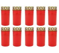 10x Tomba Articolo più Richiesto No. 3 con Coperchio Lumino Candele Luce Olio