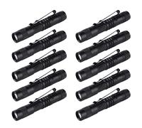 10X Torcia con Penna Torcia Super Small AAA XPE-R3 LED Lampada da Cintura 9522
