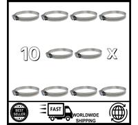 10x Tubo Pinze 3X-SS Jubilee Clip 60mm-80mm 304 Acciaio Inox 2 3/8 3 1