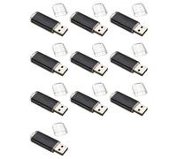10X Usb Disco Memory Stick Flash Pen Drive U per Pc Colore: Nero Capa6816