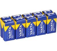 10x Varta 4022 Industriali 9V Blocco 9V-Block per Rivelatore di Fumo Rilevatore