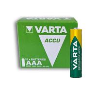 10X Varta AAA 800mAh NiMH Batterie Ricaricabili Pronte All'Uso R2U