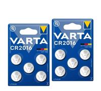 10x Varta CR2016 Batterie a Moneta 3V Litio Senza Mercurio