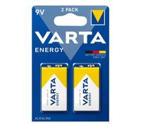 10x Varta Energy Batterie 2 Pezzi Alkaline E-Block 9 V Industriale Universale