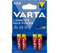10x Varta Longlife Max Power Tech AAA 4703 batteria Micro LR03 1,5V ALCALINA