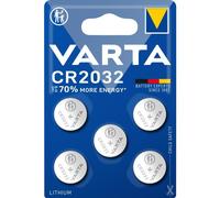 10x Varta Pilette CR2032 5er Batterie Litio 3V Orologi Industriali Universale