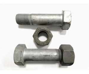 10x Vite Esagonale Mu DIN 7990 M27x105 mm 5.6 Zincato A Caldo Con Dadi