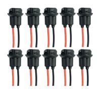 10x W5W Presa di Corrente T10 Spina Luci Posizione Parcheggio Attacco IN Vetro