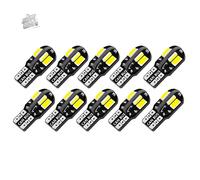10X W5W T10 LED CANBUS No Error 5W5 12V 5W 600Lm Super Bright Car Interior Luce