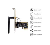 10X WiFi Wireless Relè Modulo PCI-e Desktop Card Interruttore di Riavvio Accendere/Spegnere il Telecomando del PC