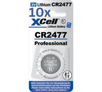 10X XCELL Batteria A Bottone Lithium CR2477 1 Pezzo Blister 3V 950mAh