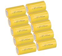 10x XCell Batteria Sub-C 1,2V 2000mAh X2000SCR ad Alta Corrente Termoretraibile