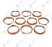 10x You.S Centraggio 70,4 65,1 Anello Distanziatore Marrone Chiaro Zb per Opel