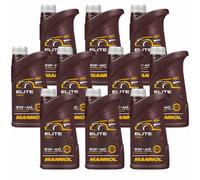 10x1 L mannol Elite 5W-40 olio motore Acea A3/B4 VW 502 00 505 MB 229.5 229.3