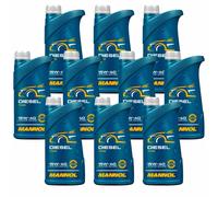10X1 Litro MANNOL 15W-40 DIESEL Olio Motore API CH-4/SN ACEA A3/B4 VW MB MAN