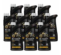 10x1 Litro Mannol 2-Takt Universale olio motore Api TC Jaso Fb Iso L-EGB