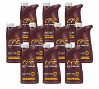 10x1 Litro MANNOL Extreme 5W-40 Olio Motore ACEA A3/B4 MB JASO MA2 VW PORSCHE