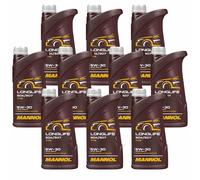 10x1 Litro mannol Longlife 504/507 5W-30 olio motore Api Sn Acea C3 7715