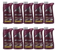 10x1 Litro Originale MANNOL Fluido per Cambio Automatico Atf AG60 Öll Gear Oil
