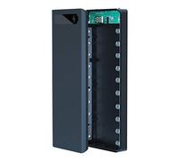 10x18650 Banca di Potere per il Caso Dual USB Display LCD Carica Del Telefono Mobile FAI DA TE per Sh