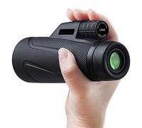 10x42 Telescopio Monoculare Ad Alta Potenza BAK4 Prisma FMC Lente Monoculare Compatto con Chiara Luce Debole Visione HD Life Monoculare Impermeabile con Adattatore for Smartphone e Treppiede for Bird