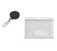 10xKartenhalter Incl. Porta-Sci Con Metallschnur PVC Jacobs Ausweisjojo Jacobs