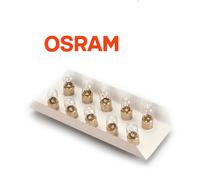 10xOsram Lampada Lampadina Lampada da Interno Auto Oldtimer 12v 4W BA9s 3860