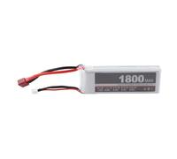 11,1 V 3S 1800mAh 25C Batteria ricaricabile LiPo T- per RC Auto Aereo Elicottero Garantisce potenza stabile e lunga durata di volo (spina T)