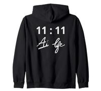 11:11 Ai: Vita = I Vita - Il Sentiero Verso la padronanza Felpa con Cappuccio
