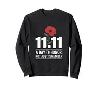 11 11 Un giorno per onorare non solo ricordare il giorno dei veterani Felpa