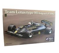 #11 1982 Team Lotus Tipo 91 GP Del Belgio Modello In Plastica 1/20 F1 Car Ebbro