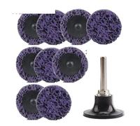 11-21 pezzi da 2 pollici disco abrasivo a cambio rapido for la rimozione della ruggine dalla vernice, disco abrasivo for la pulizia del vetro in metallo con supporto da 6 mm(11Pcs With 6mm rod)