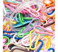 11/22 pezzi Fermaglio portachiavi in lega di alluminio - Durevole, combinazione multicolore adatta per chiavi e accessori, design leggero e di alta qualità, portachiavi | Portachiavi colorato | Fermag