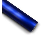 11,33€/M² Pellicola Auto Opaca Cromata Spazzolata Blu 18M X 152Cm Canali D'Aria