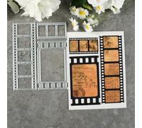 11,4 x 9,1 cm Film Film Template Metallo Fustelle Taglio Stencil per Scrapbooking Goffratura Carta Album Fotografico Decorativo Modello