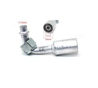 (11,5-19 mm curvo) Giunti in alluminio per tubi generali per aria condizionata per interni auto, 1 pz,