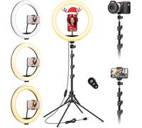 11.5 Ring Light Professionale Luce per Foto con Grande Treppiede Luce ad Anello