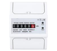 11 * 8 * 7 DDS1891 Misuratore di energia monofase 4P Misuratore di energia a binario elettrico di alta precisione, misuratore monofase monitor elettrico